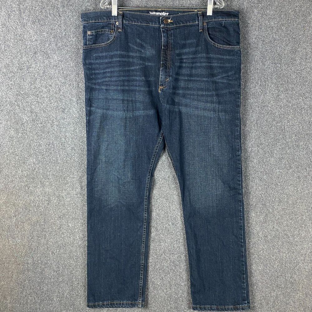 Wrangler Jeans Men's 42x30 Regular Fit Cowboy Western‎ Denim Cotton
